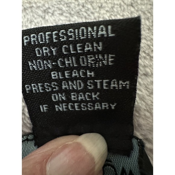 Cynthia Rowley Top Womens 1X Linen Rayon Sleeveless Chevron‎ Blouse Top Plus - Picture 8 of 8